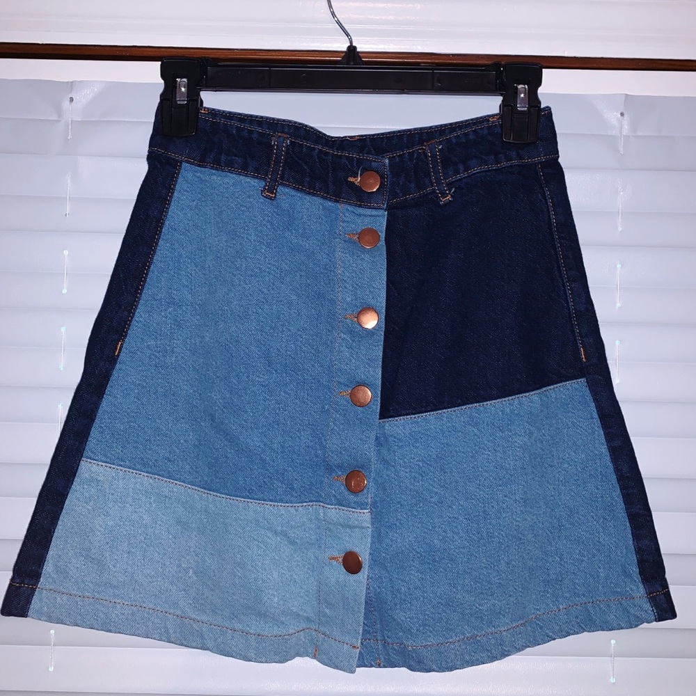 H&M patchwork skirt